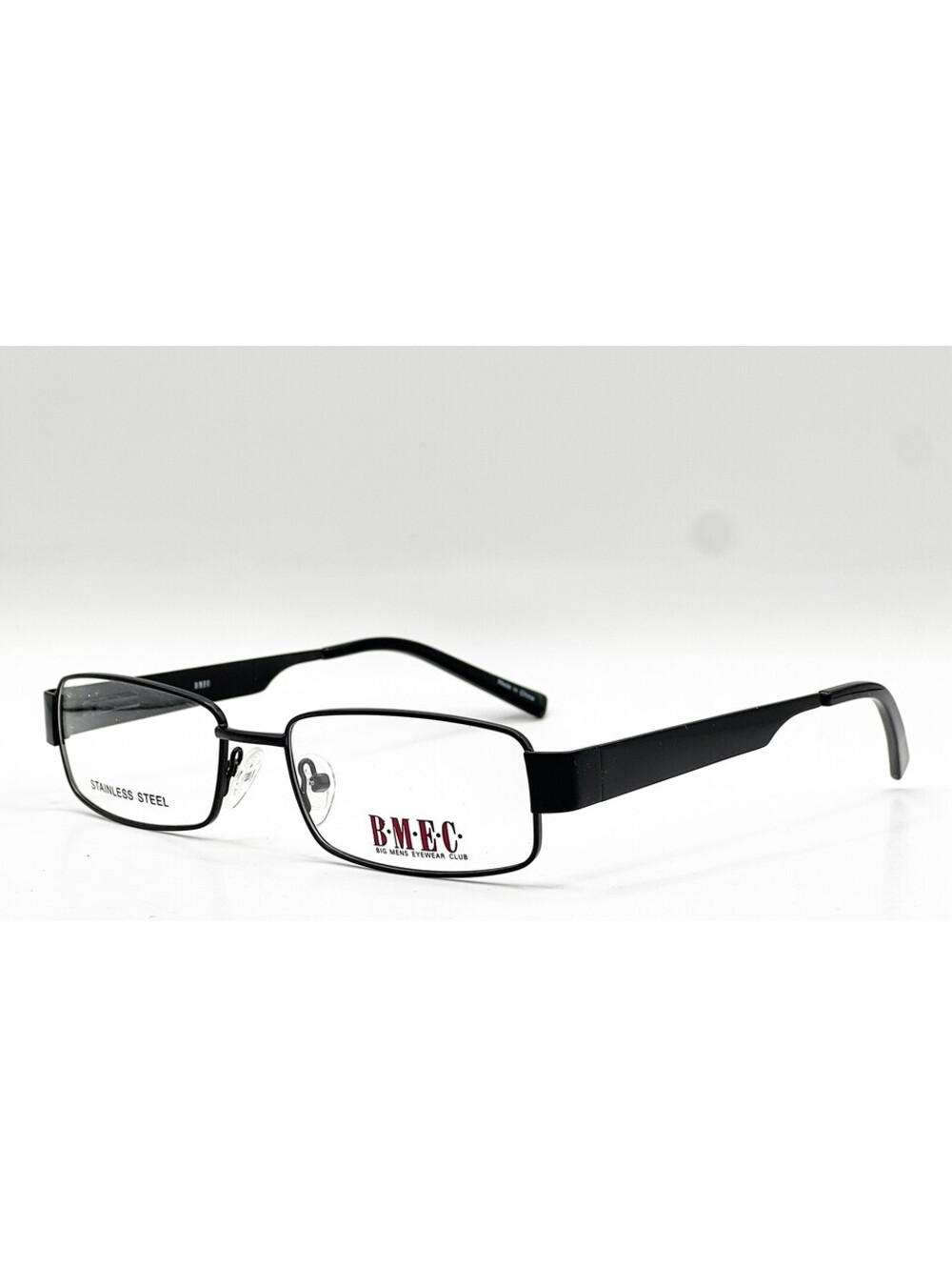 Big Mens Eyewear Club Big Hit Matte Black Authentic Eyeglasses 55-17-145